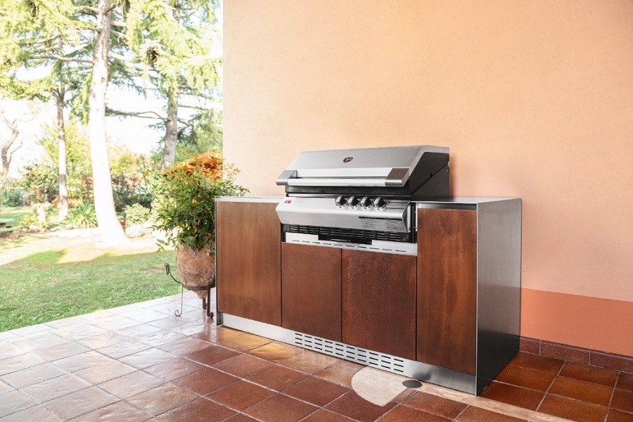 cucina acciaio e corten 2-7961667255